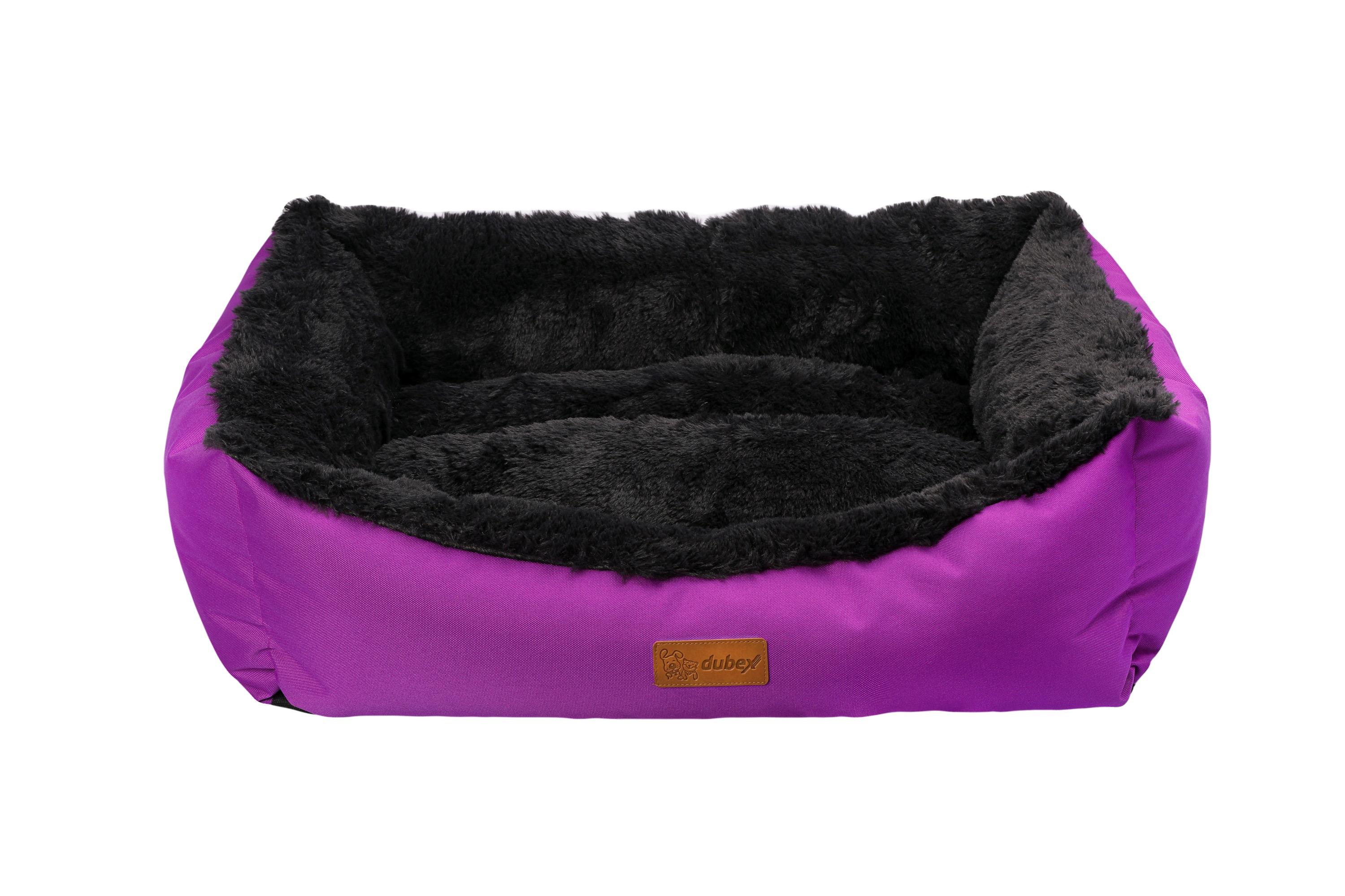 DUBEX Jellybean Pet Bed, Lilac, Large