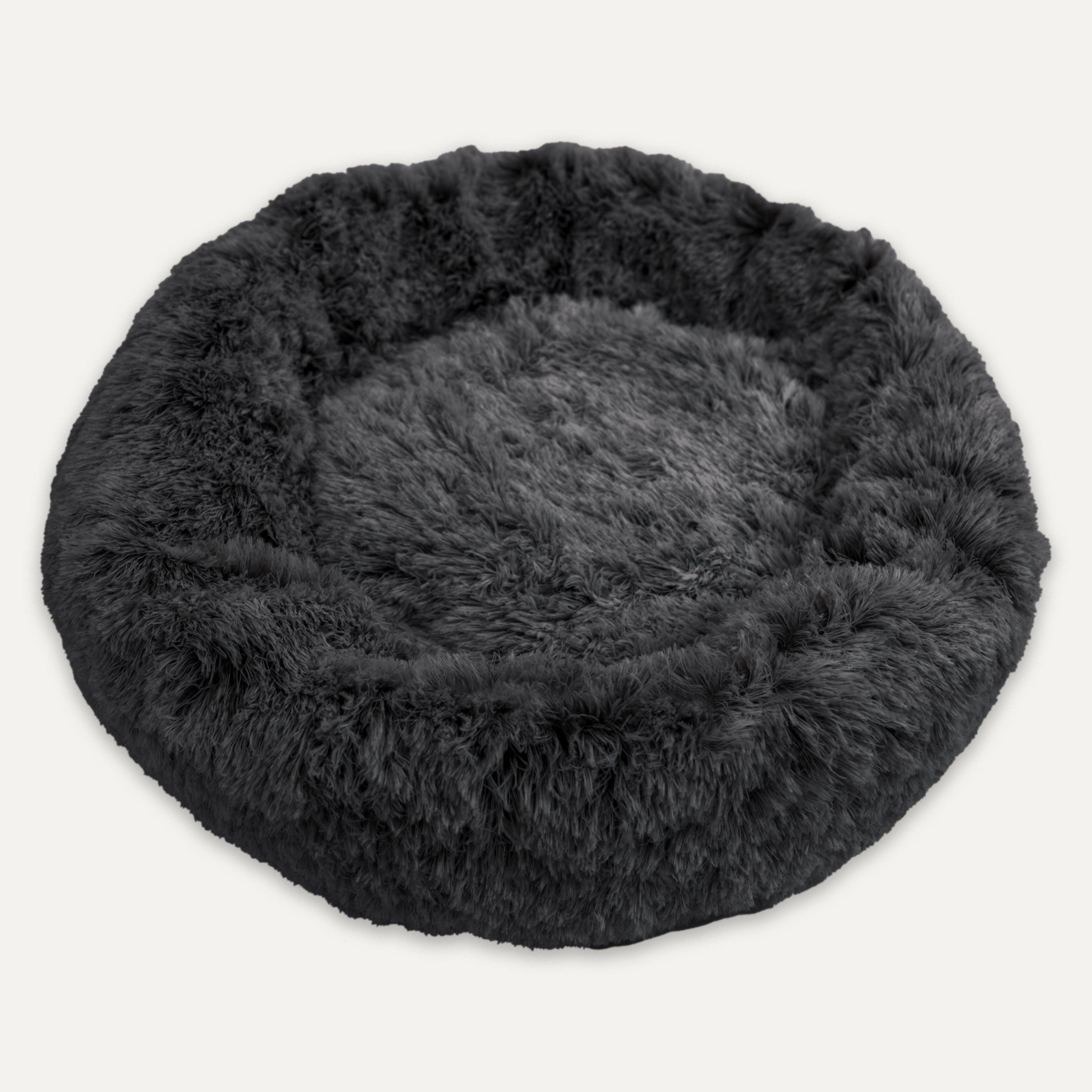 Goo-eez Plush Ultra Soft Pet Bed, Charcoal, Medium
