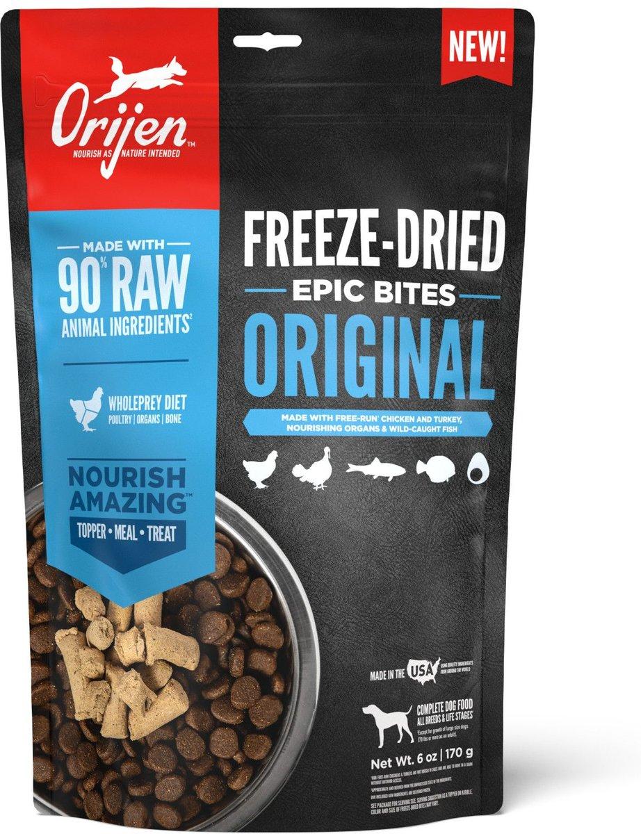 ORIJEN Epic Bites Original Freeze-Dried Dog Food