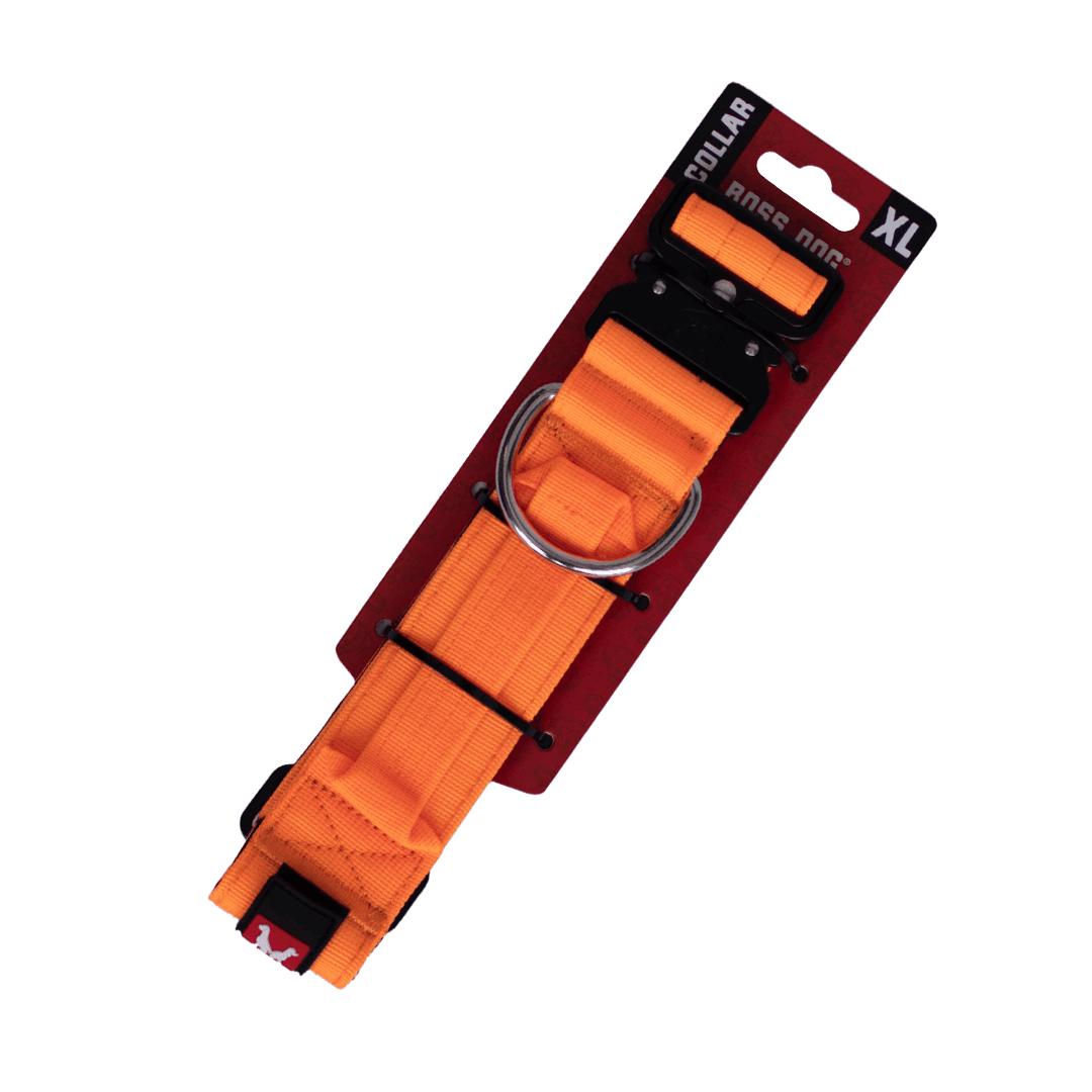 Boss Dog Tactical Dog Collar, Hunter Orange, 2-in x 20-28-in