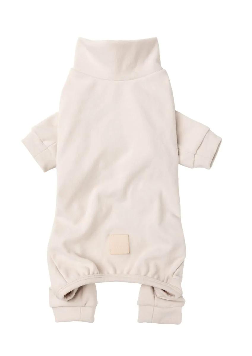 FuzzYard Life Soft Touch Dog Pajamas, Sandstone