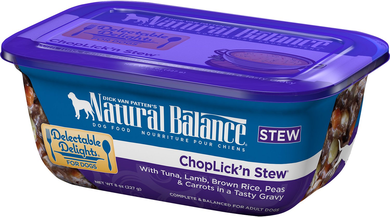 Natural Balance Delectable Delights ChopLick'n Stew Wet Dog Food