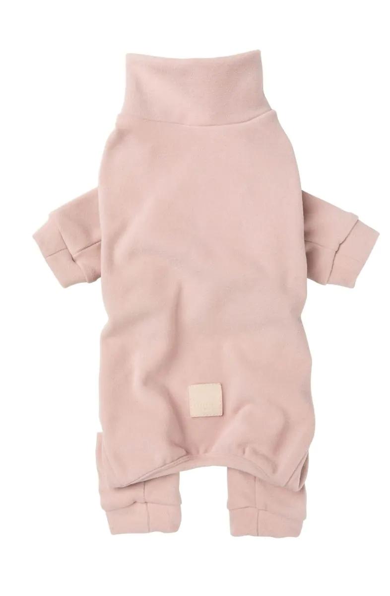 FuzzYard Life Soft Touch Dog Pajamas, Soft Blush, 3