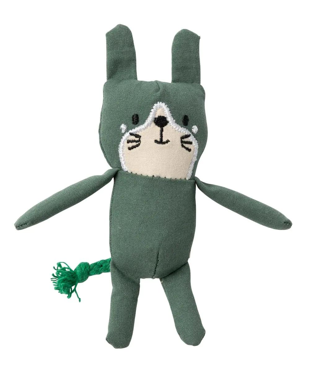 FuzzYard Life Cotton Cat Cat Toy, Myrtle Green