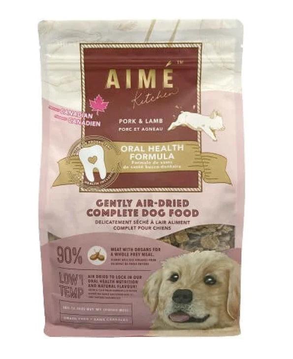 Aime Kitchen Oral Health Pork & Lamb Gently Air-Dried Dog Food