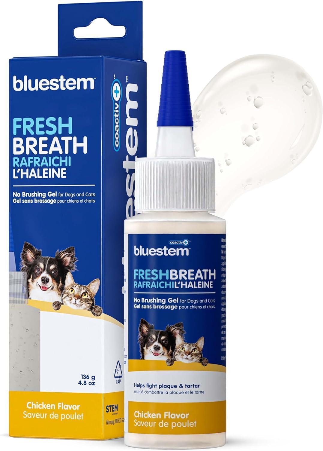 Bluestem Chicken Flavor No Brushing Gel for Dogs & Cats, 4.8-oz