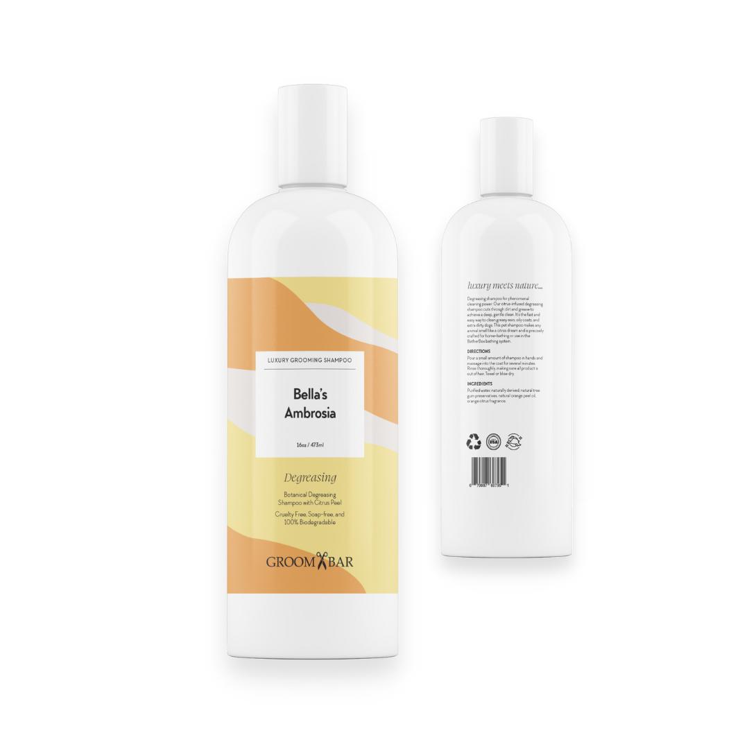 Earthwise GroomBar Bella's Ambrosia Degreasing Shampoo, 16-oz