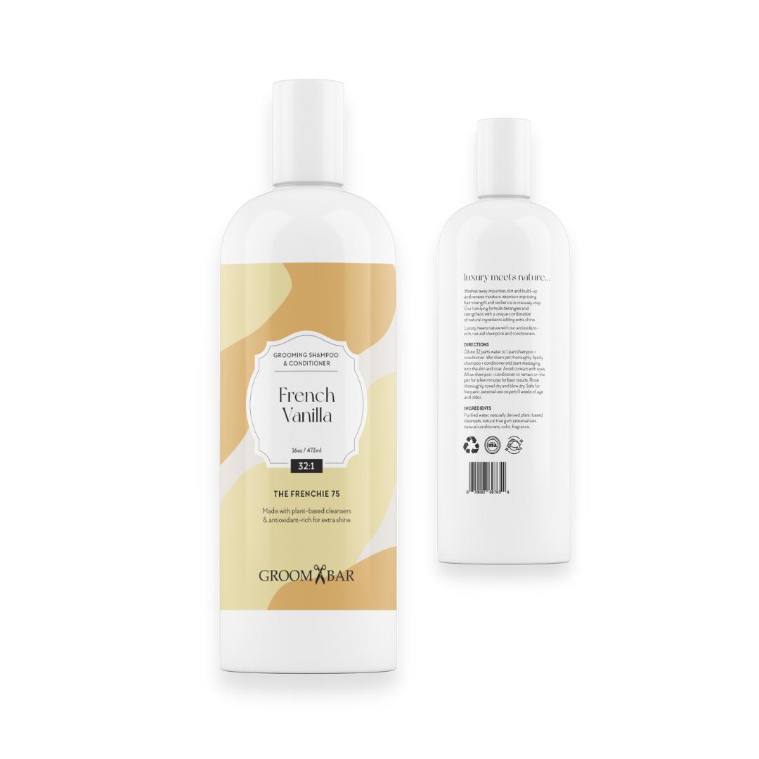 Earthwise GroomBar French Vanilla Shampoo, 16-oz