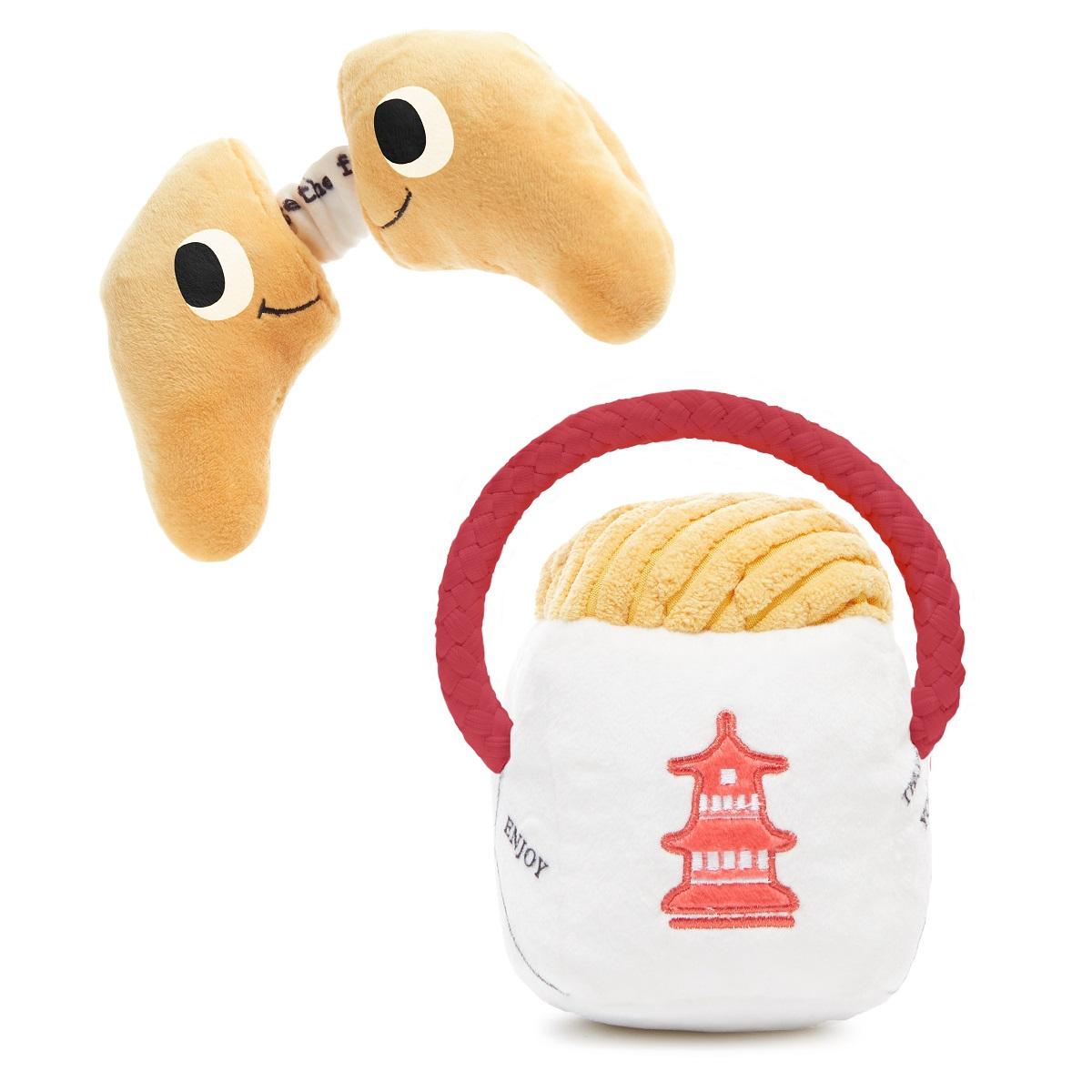 BarkShop Chew Mein & Futune Cookie Dog Toy