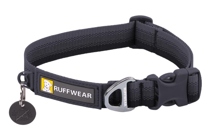 Ruffwear Front Range Dog Collar, Basalt Gray, 14-20-in