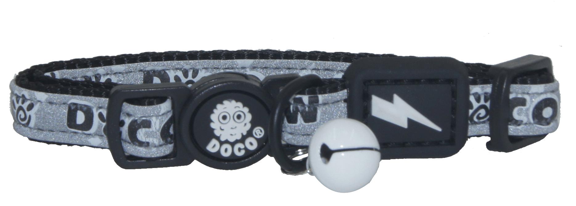 DOCO Reflective Cat Collar, Black