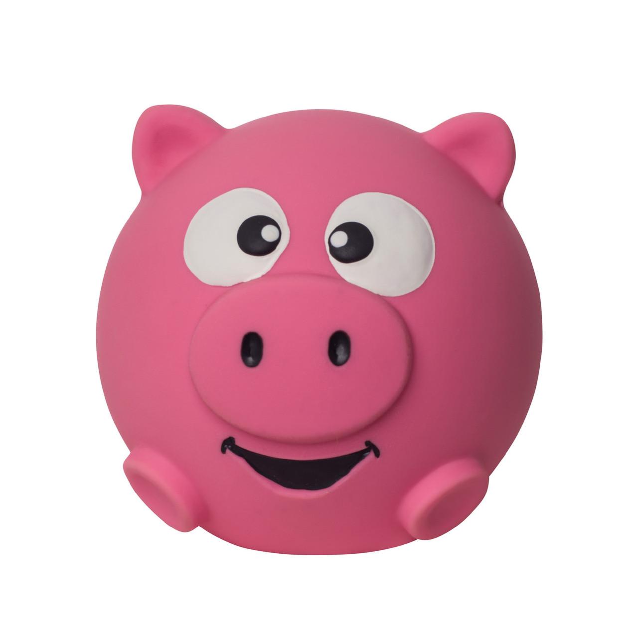 Outward Hound Sillyz Pig Ball Dog Toy, Pink