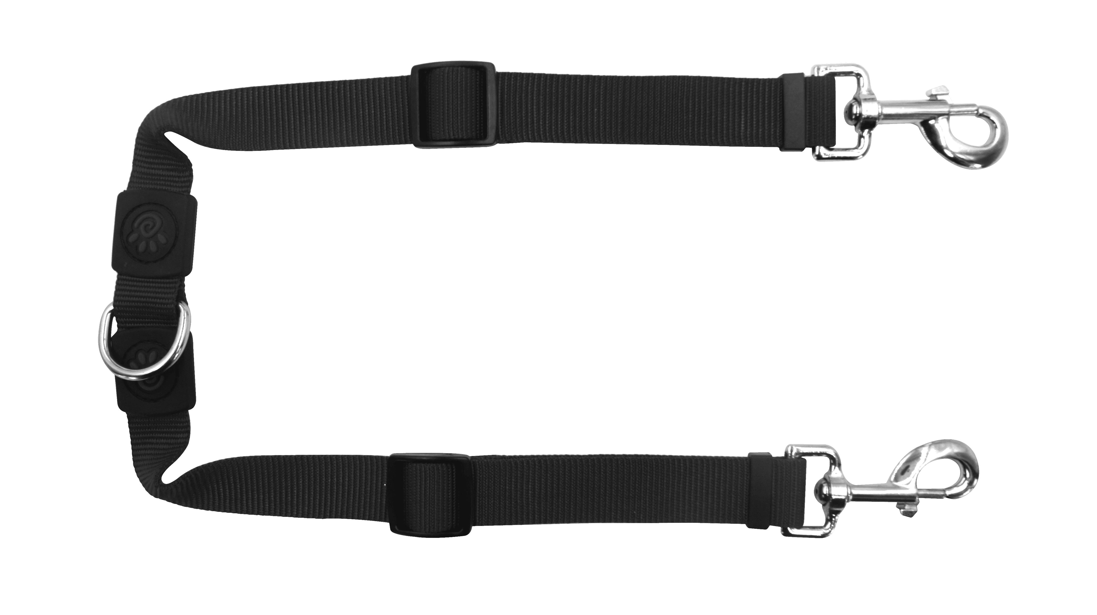 DOCO Signature Coupler Nylon Adjustable Dog Leash, Grey