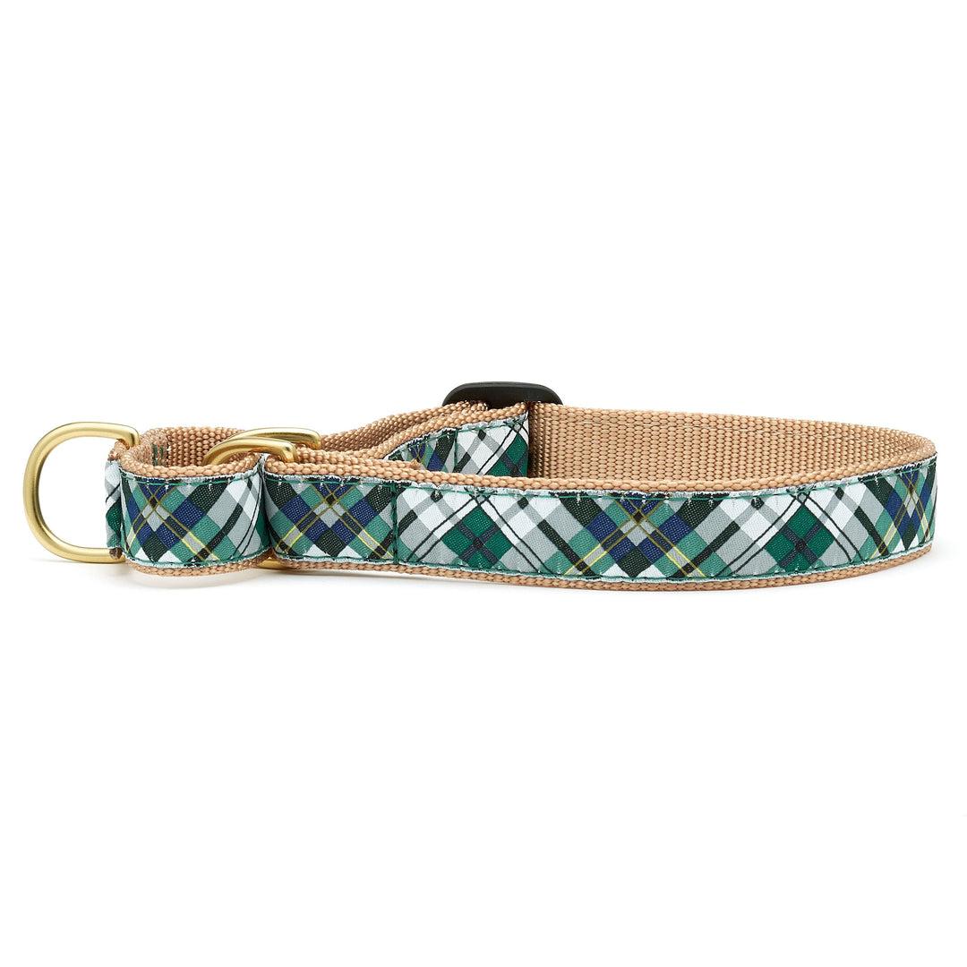 Up Country Martingale Dog Collar, Gordon Plaid, Medium
