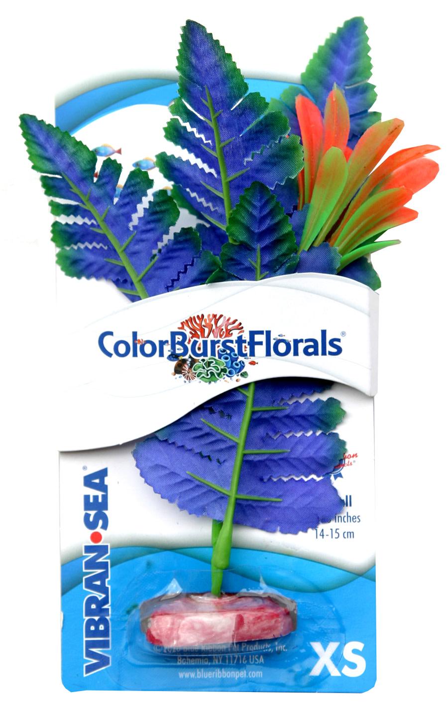 Blue Ribbon Colorburst Florals Butterfly Sword Aquarium Plant, X-Small