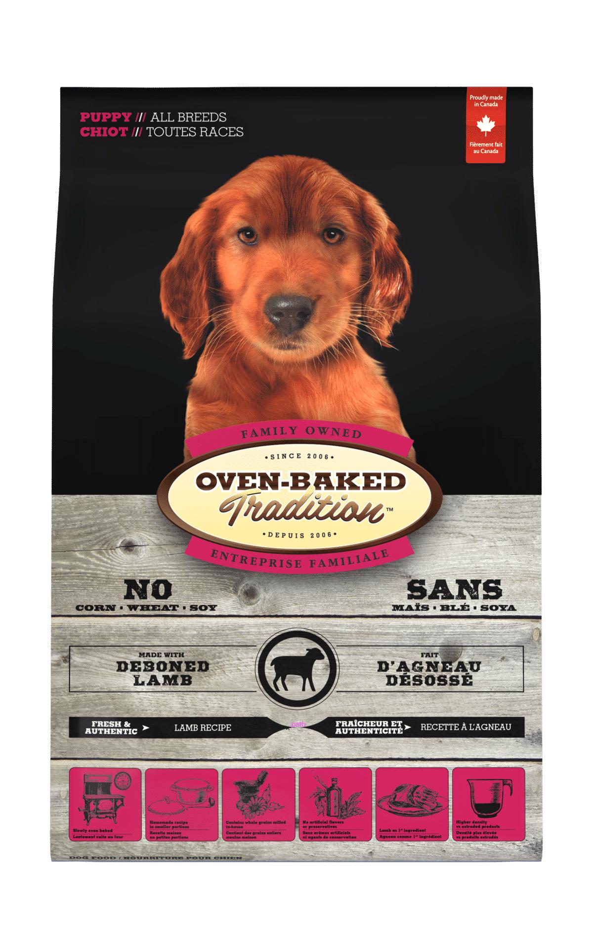 Oven-Baked Tradition Lamb All Breed Puppy Dry Dog Food, 23-lb