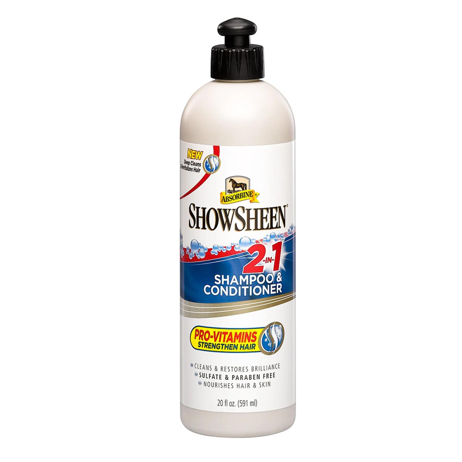 Absorbine ShowSheen 2-in-1 Shampoo & Conditioner (CA), 590-mL