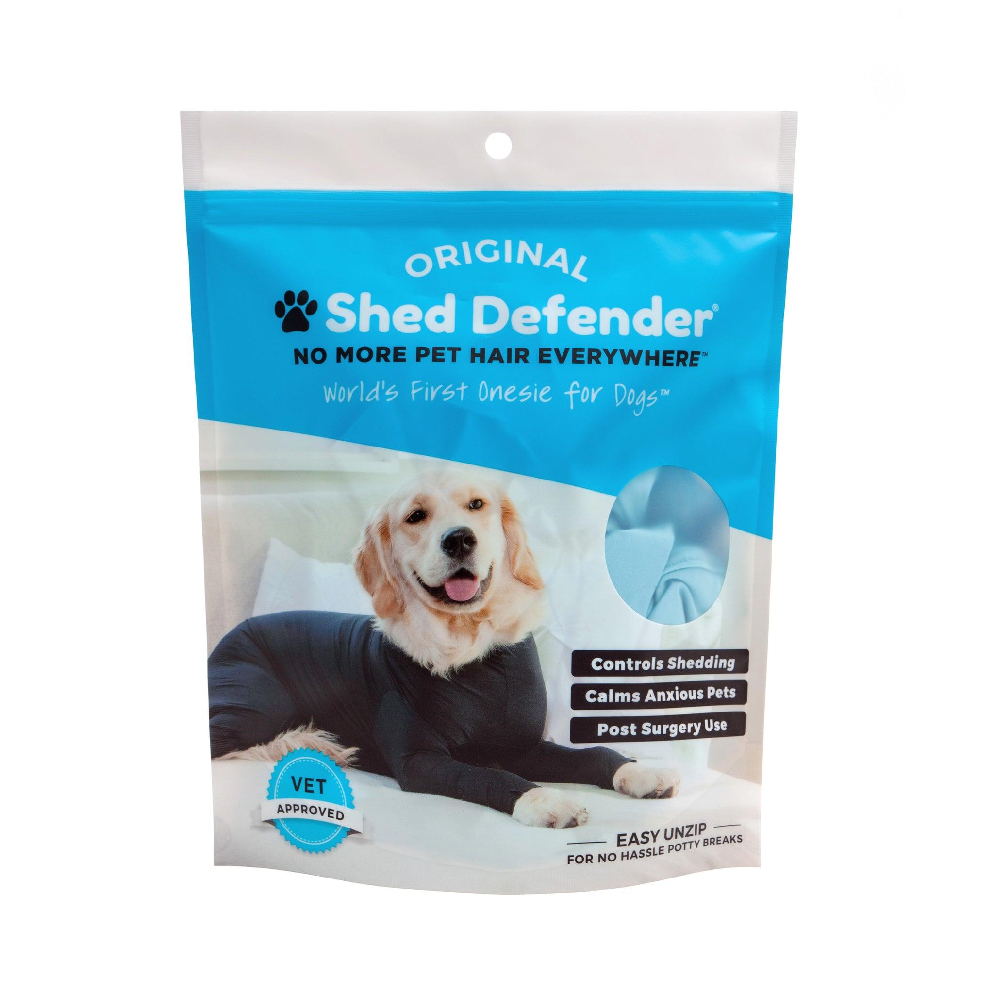 Shed Defender Original Dog Onsie, Black, Small