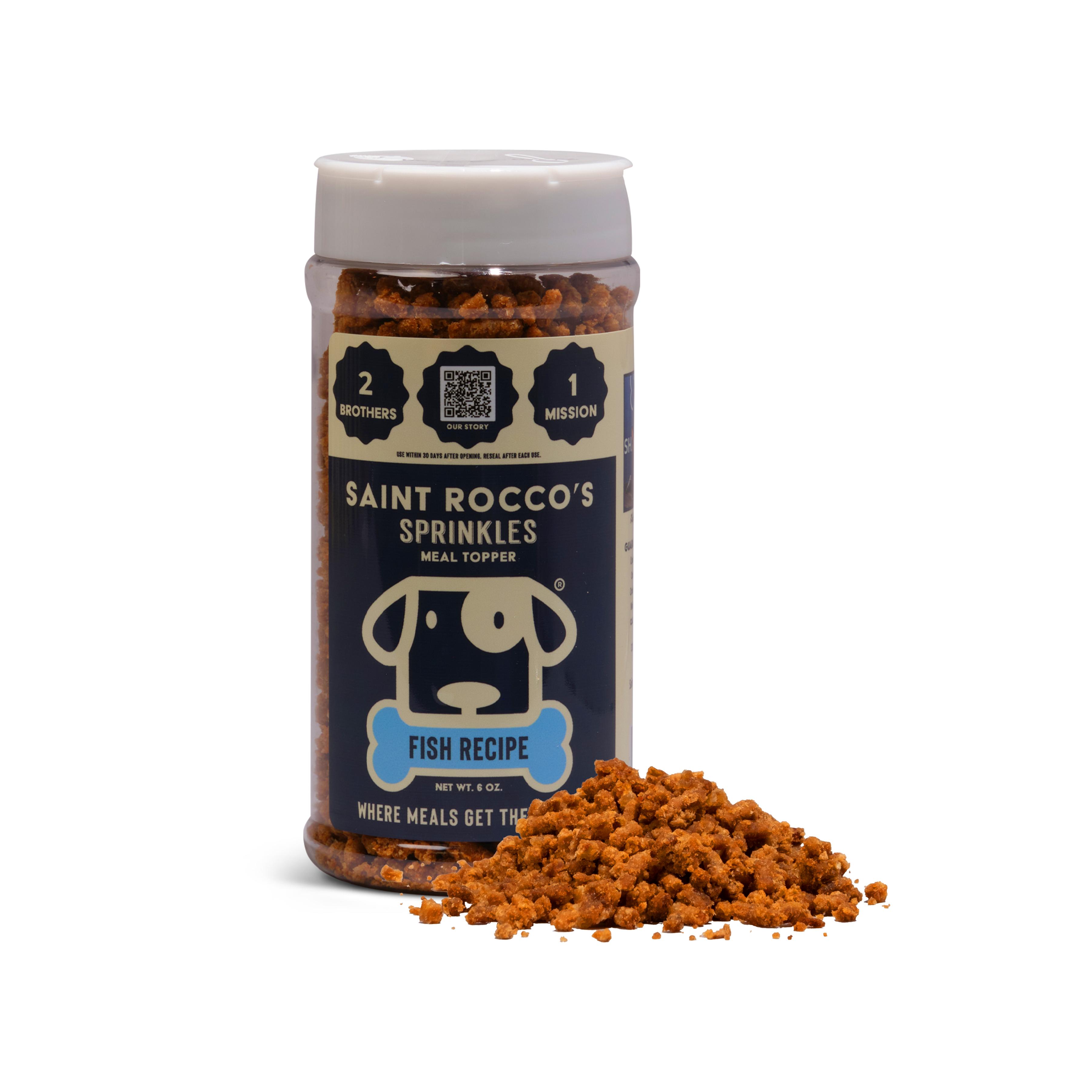 Saint Rocco's Treats Fish Sprinkles Dog Meal Topper