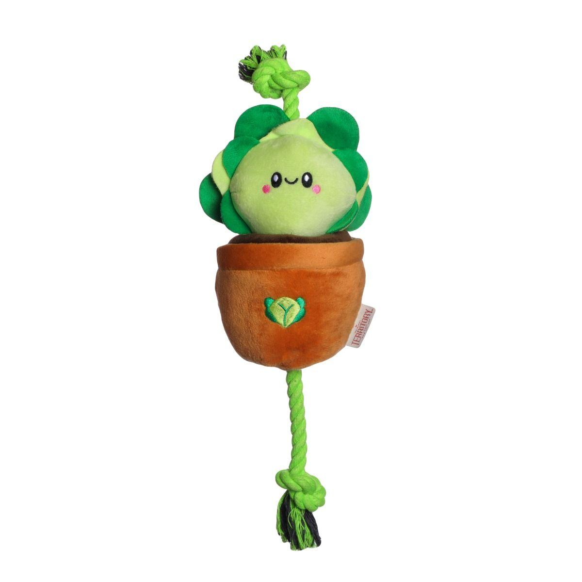 Original Territory Lettuce Tug Treat Dispensing Dog Toy, 15-in