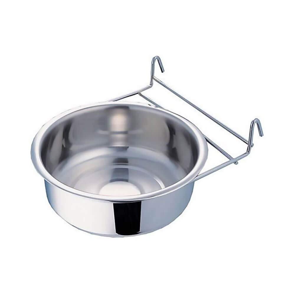 Indipets Stainless Steel Hook-On Coop Cup for Pets, 5-oz