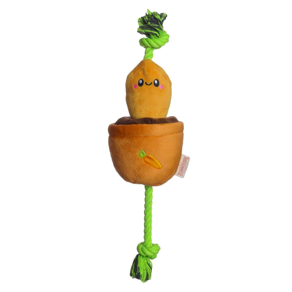 Original Territory Carrot Tug Treat Dispensing Dog Toy
