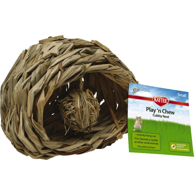 Kaytee Play 'n Chew Cubby Nest Small Animal Hideout, Small
