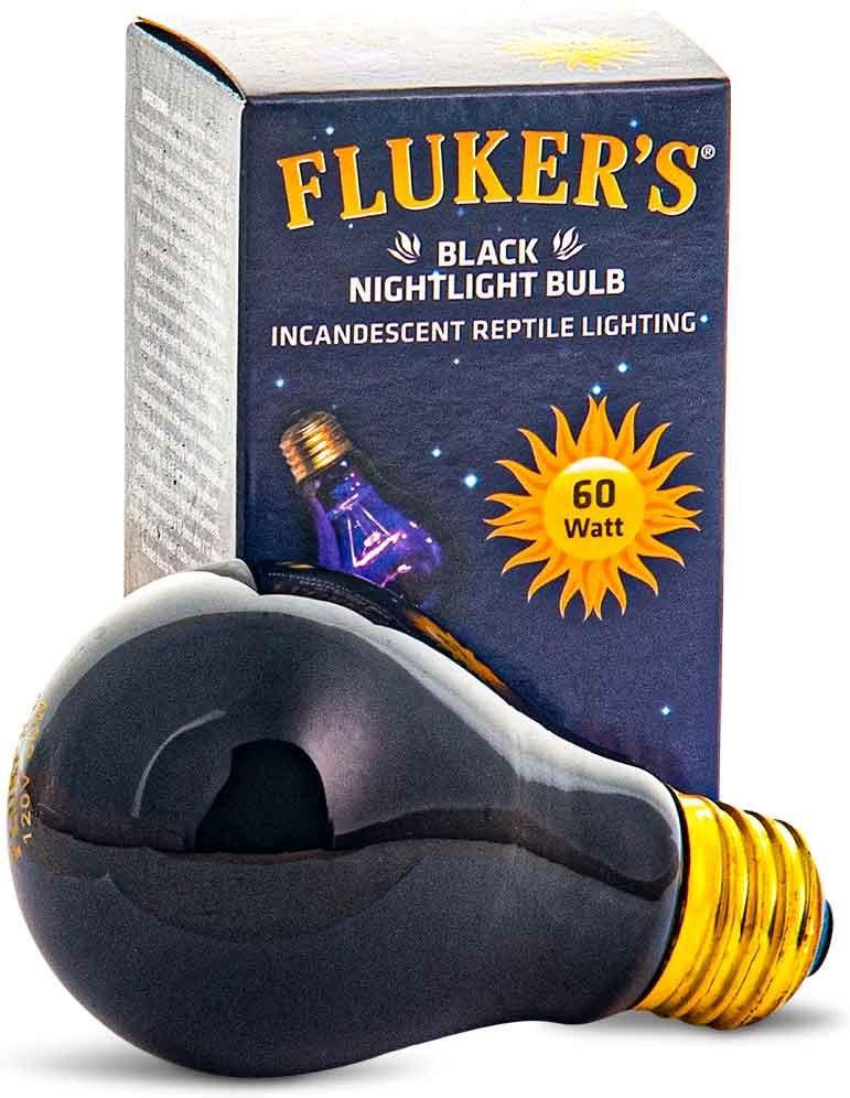 Fluker's Black Nightlight Incandescent Reptile Bulb, 60-watt