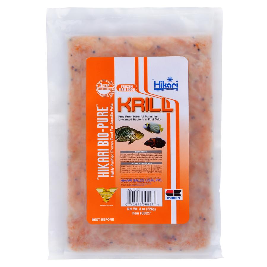 Hikari Bio-Pure Krill Flat Frozen Fish Food, 8-oz