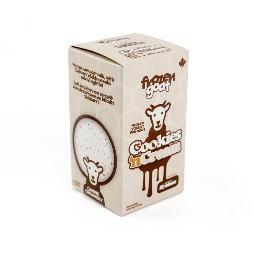 Big Country Raw Frozen Goat Cookies N Cream Frozen Yogurt for Dogs