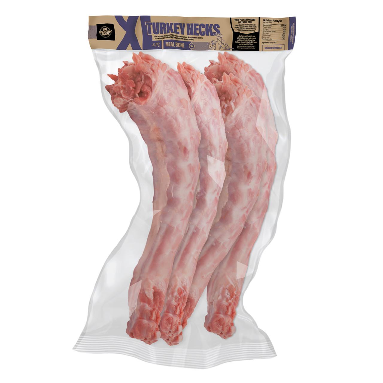Big Country Raw XL Turkey Neck Frozen Dog Treats