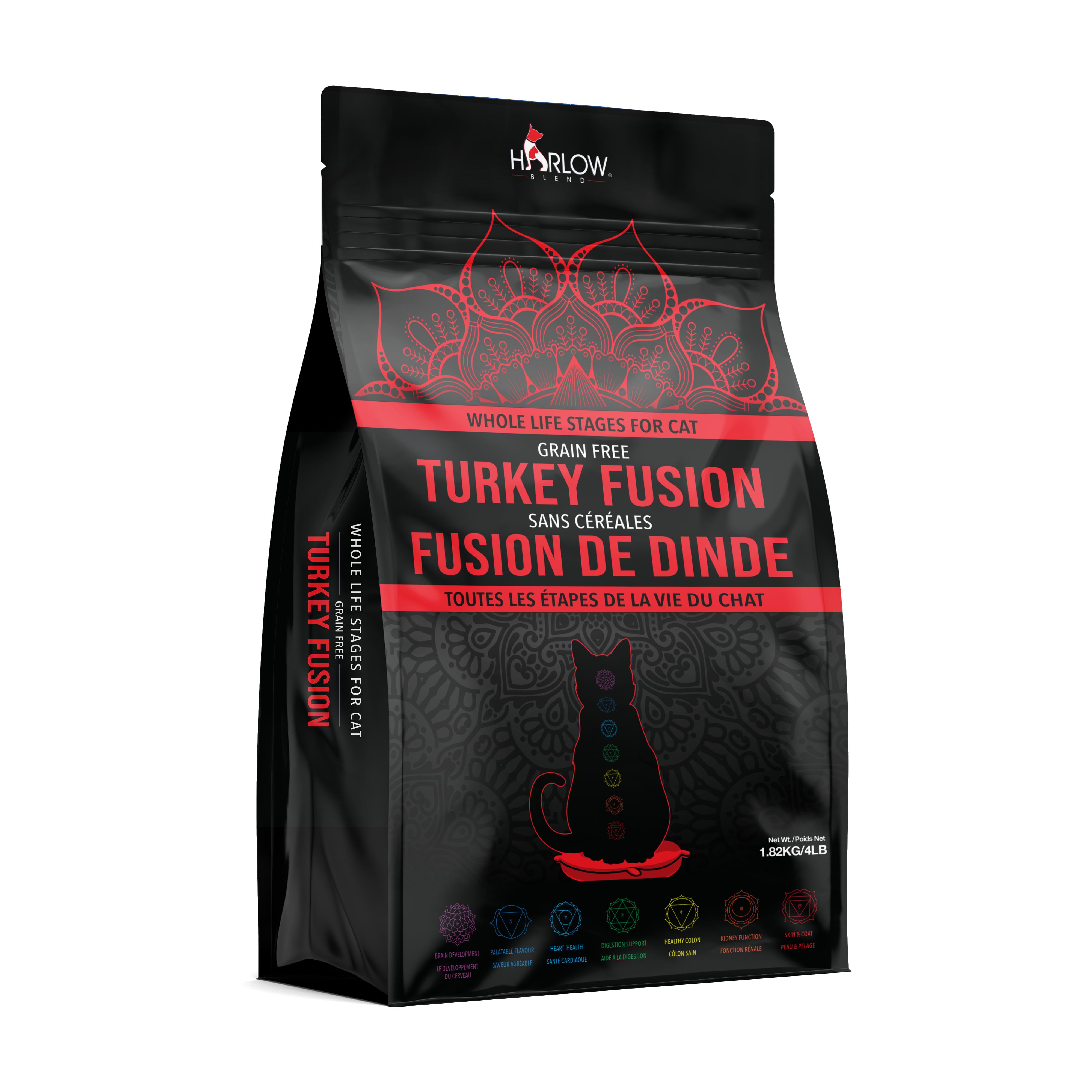 Harlow Blend Turkey Fusion Grain-Free Dry Cat Food