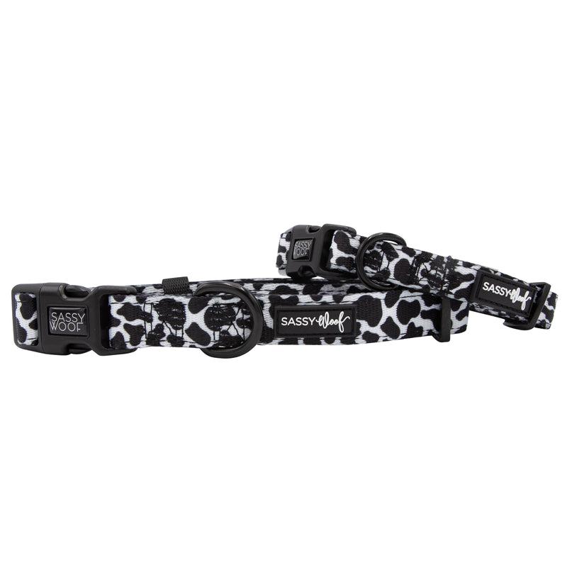 Sassy Woof Dog Collar, Moo Moo