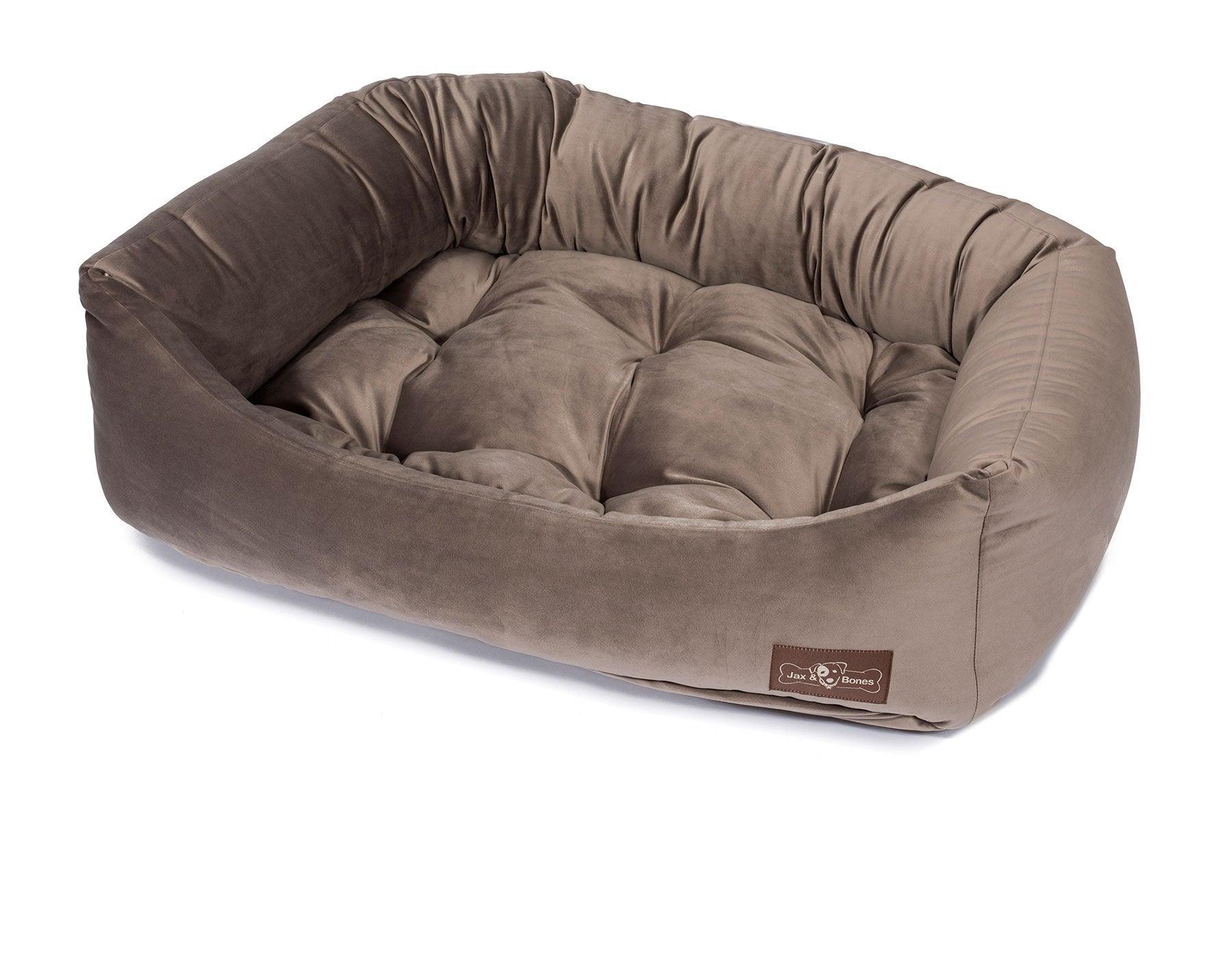 Jax & Bones Vintage Oak Napper Dog Bed, Medium