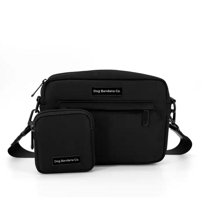 Dog Bandana Co. Dog Walking Bag, Black