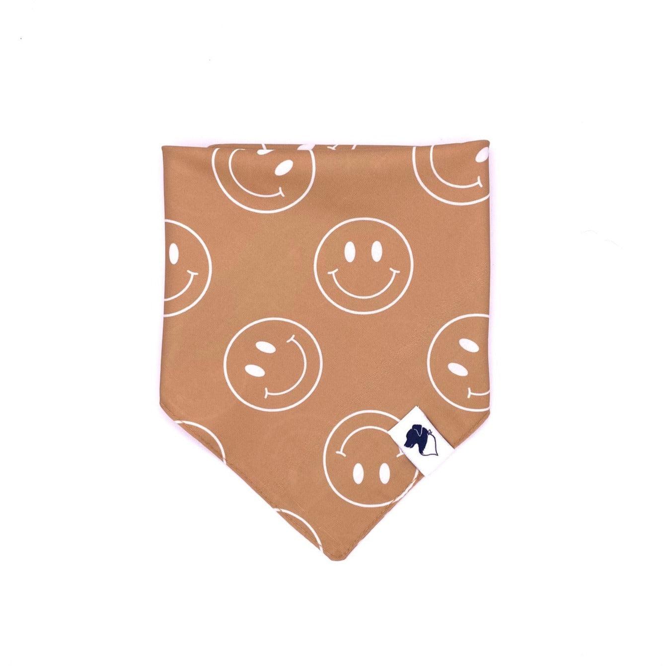 Dog Bandana Co. Dog Bandana, Smiley Face