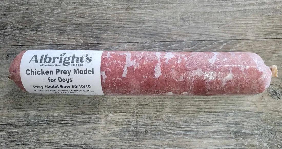 Albright's Chicken Prey Model (80/10/10) Raw Frozen Dog Food