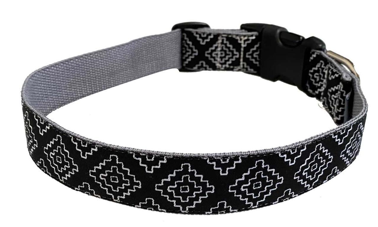 Molly Mutt Bamboo Dog Collar, Don Quixote, Large