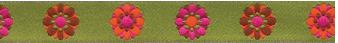 Lodi and Lewi Dog Collar, Dahlia Chartreuse, 5/8-in x 10-15-in
