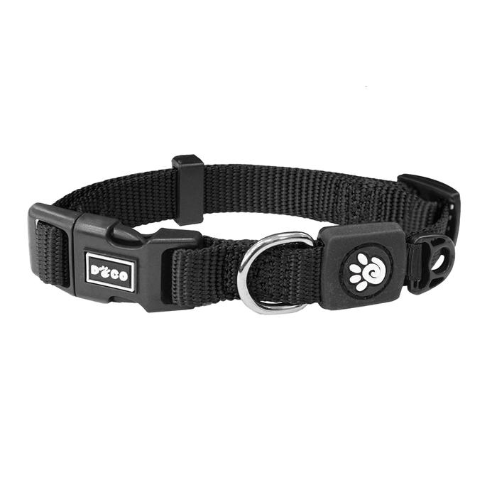 DOCO Signature Nylon Dog Collar, Black