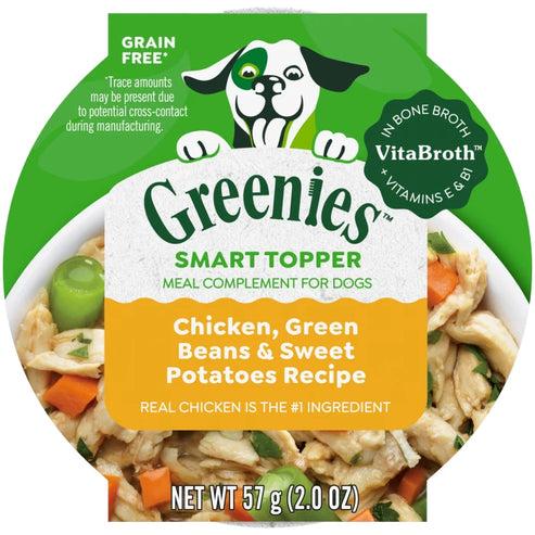 Greenies Smart Topper Chicken, Green Beans & Sweet Potatoes Grain-Free Dog Food Topper