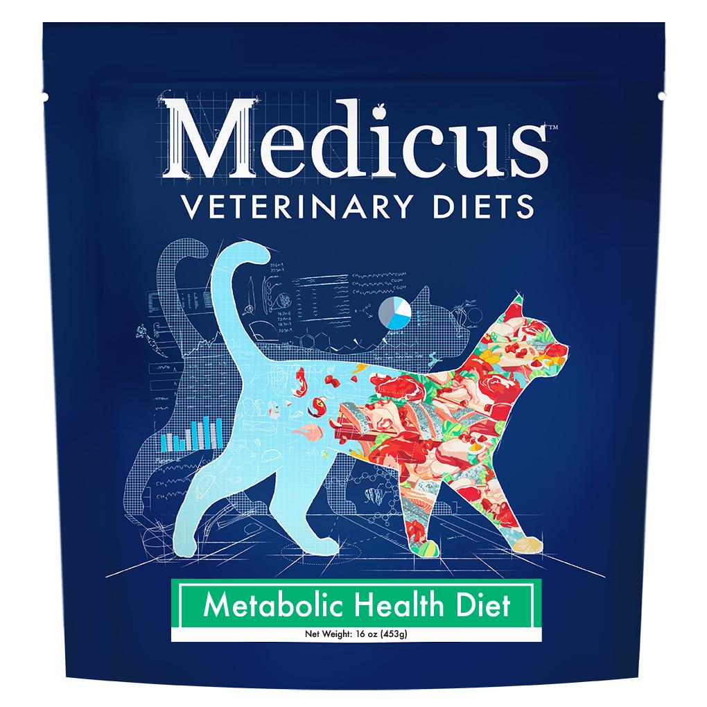 Medicus Veterinary Diets Feline Metabolic Diet Pate Freeze-Dried Cat Food, 16-oz