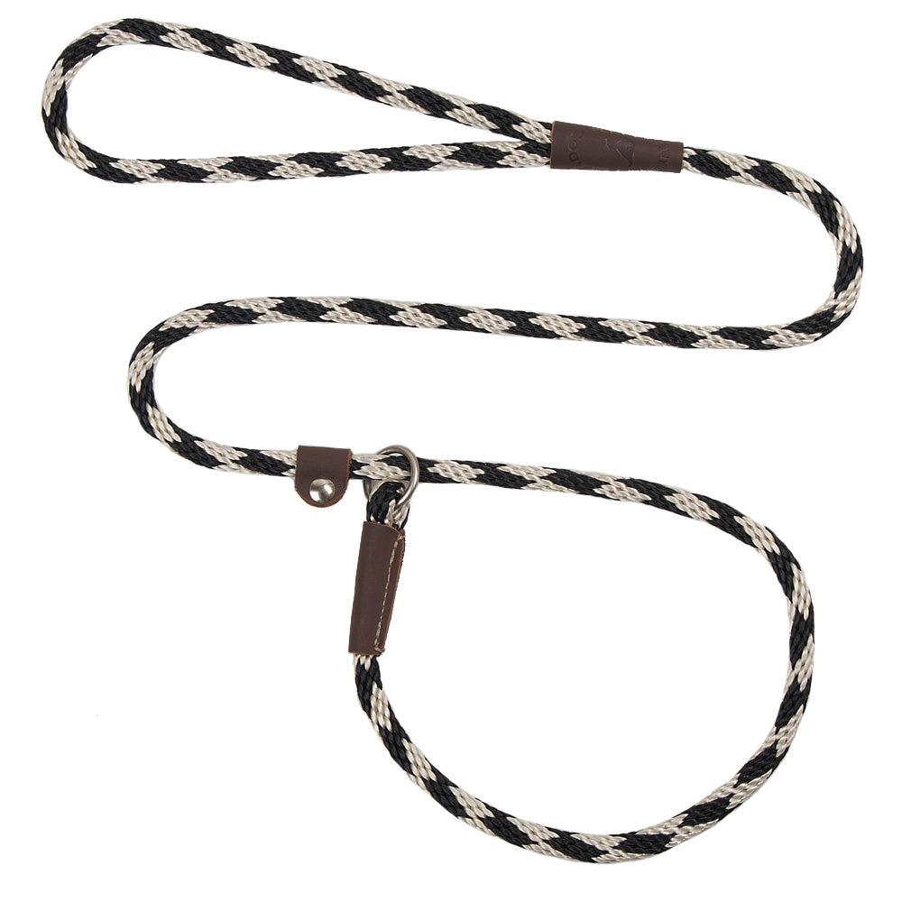 Mendota Pet Small Slip Checkered Dog Leash, Diamond Sandstone