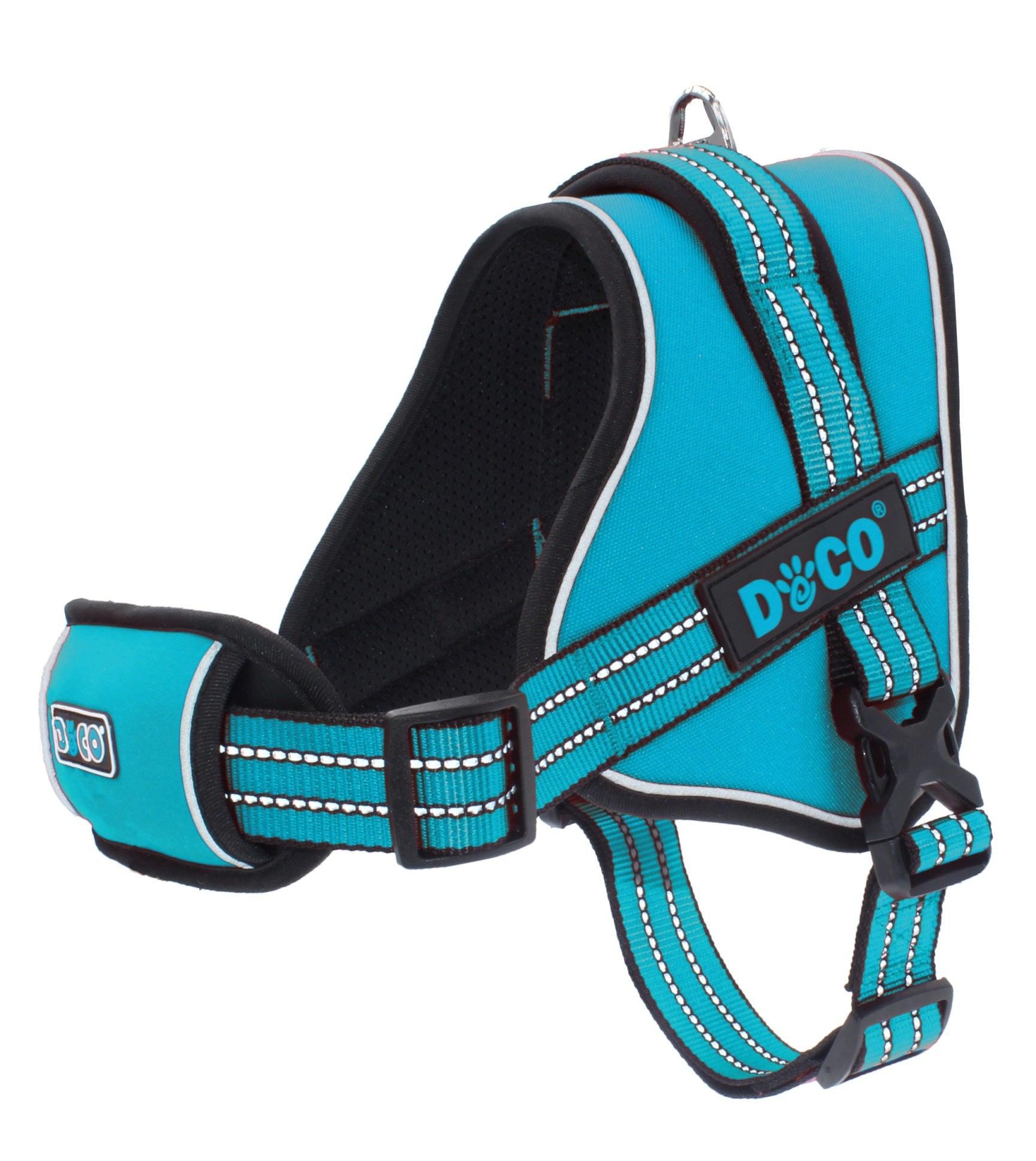 DOCO Vertex Power Dog Harness, Turquoise