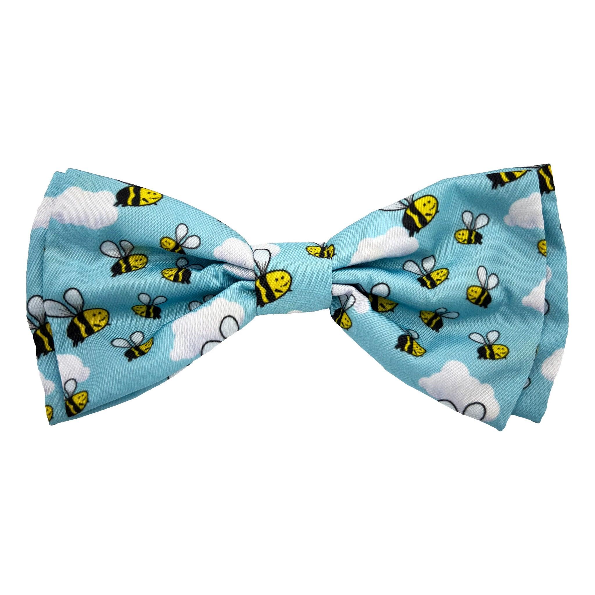 Huxley & Kent Pet Bow Tie, Busy Bees, Large