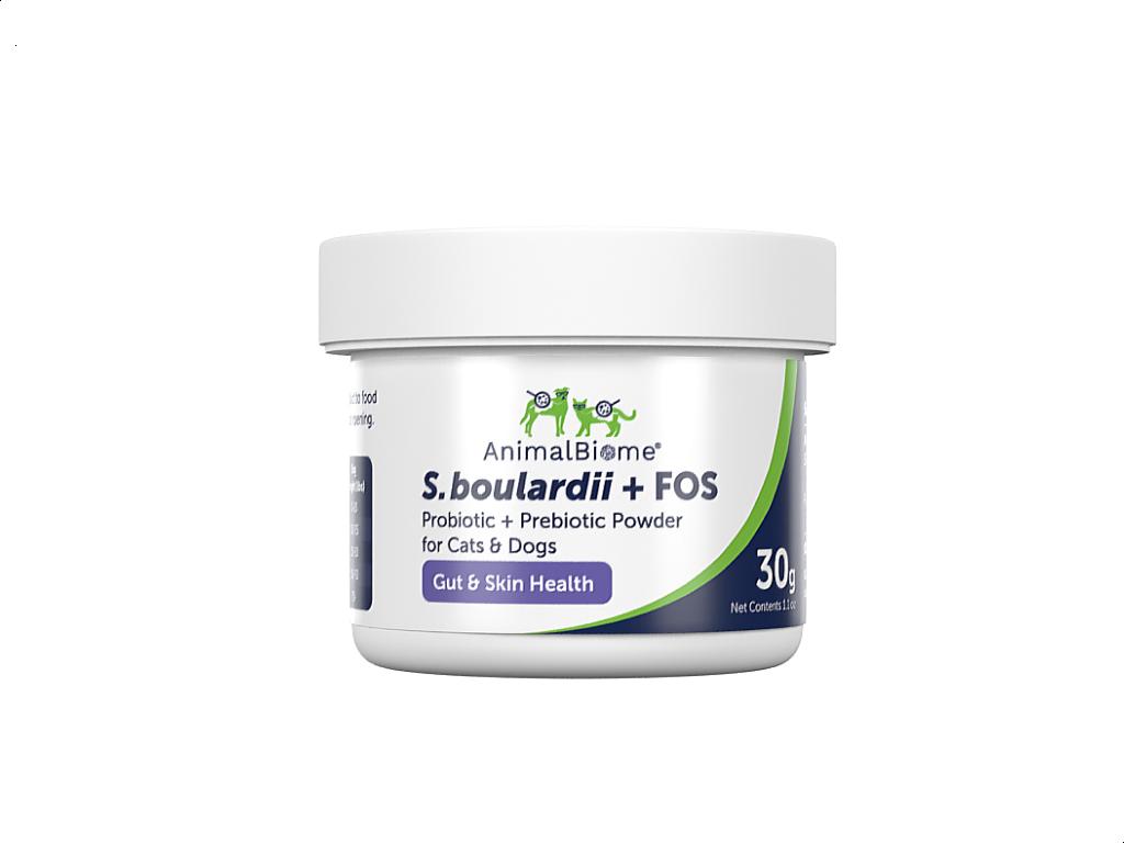 AnimalBiome S. boulardii + FOS Powder Dog & Cat Supplement