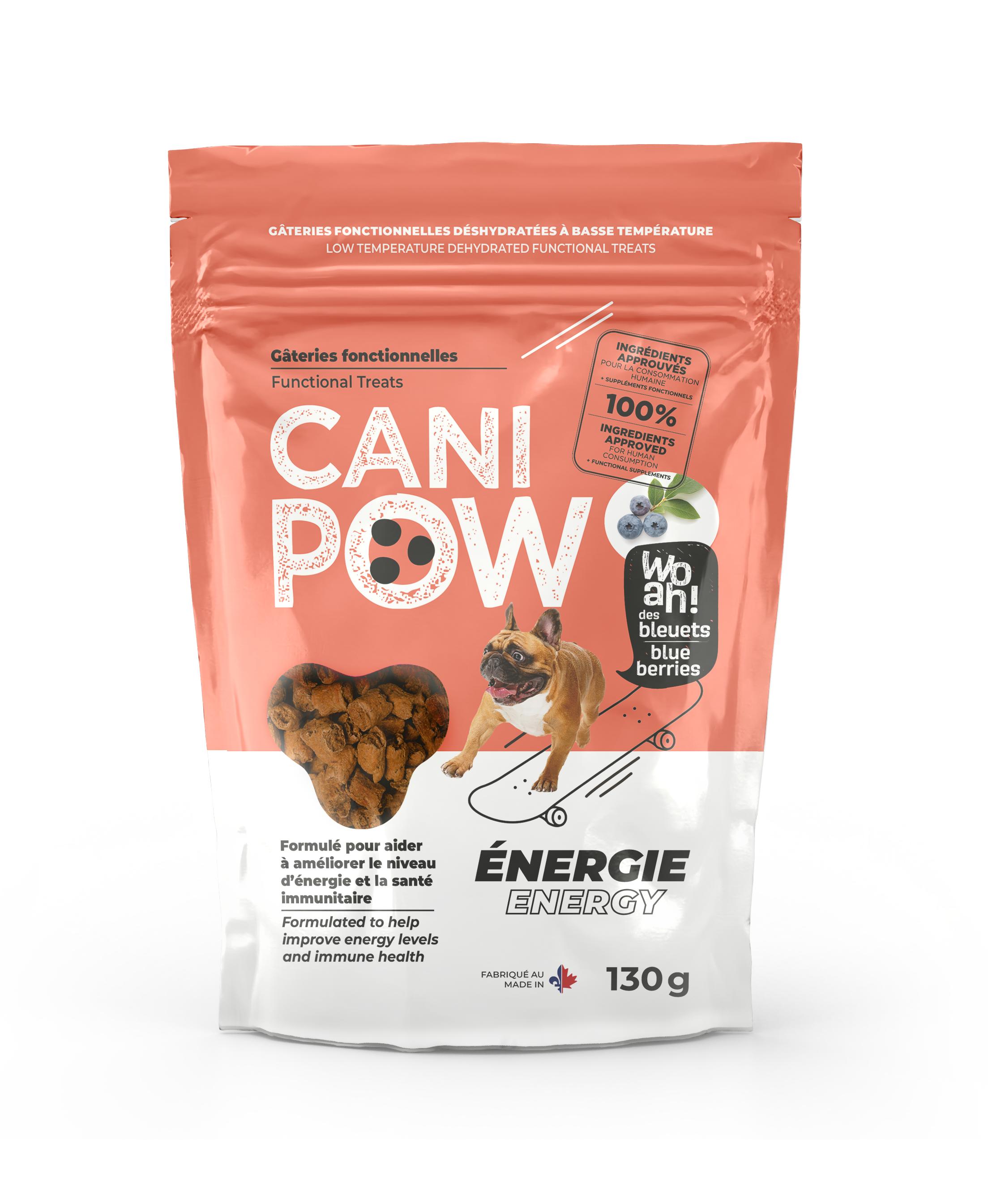 CaniSource Cani Pow Energy Dog Treats, 130-gram