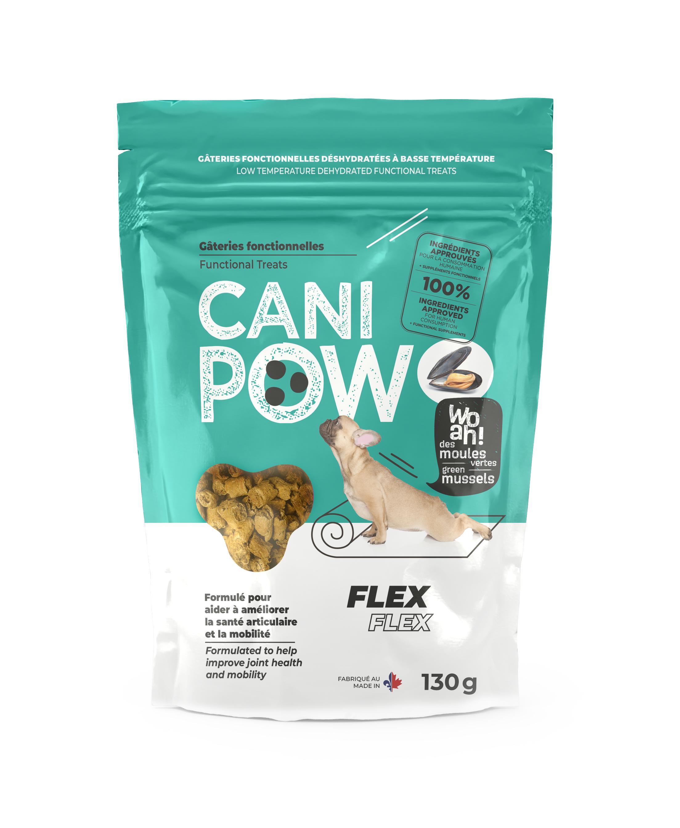 CaniSource Cani Pow Flex Dog Treats, 130-gram