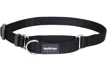 Red Dingo Classic Martingale Dog Collar, Black, Small