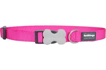 Red Dingo Classic Dog Collar, Hot Pink